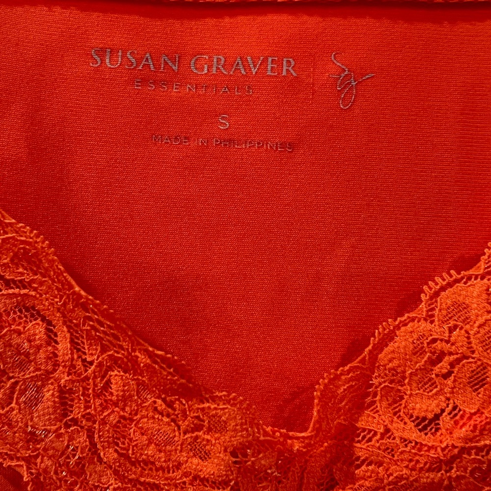 LOT Susan Graver Lace Trimmed Camisoles - Picture 5 of 9